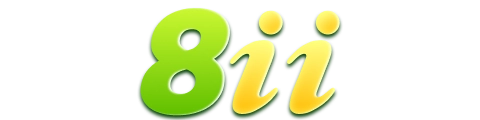 Logo 8ii Indonesia untuk kasino online, slot gacor, live casino, taruhan olahraga, bonus member baru, deposit QRIS, dan penarikan dana cepat